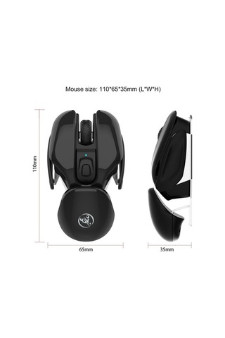 Novahub Kablosuz Fare Hxsj T37 - 3 Dpı Ayarı, 500mah Şarj Ed., Sessiz Optik Tasarım Optik