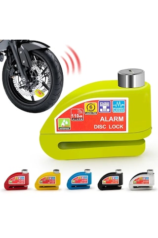 Trend Store Alarmlı Disk Fren Kilidi Motosiklet Scooter Bisiklet