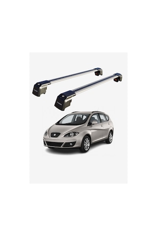 Seat Altea Xl 2006-2015 Trx2 Thunder Carrier Kilitli Ara Atkı Taşıyıcı Tavan Barı Siyah