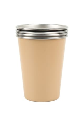 Besthome1 Kamp Kupası Seti, 350ml Paslanmaz Çelik Dış Mekan Çay Seti Çok Renkli