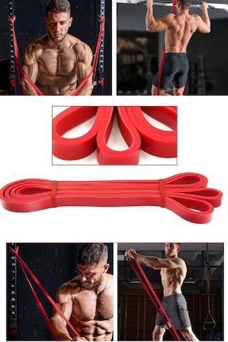 208 Cm Pilates Jimnastik Lastiği Egzersiz Yoga Direnç Bandı H...