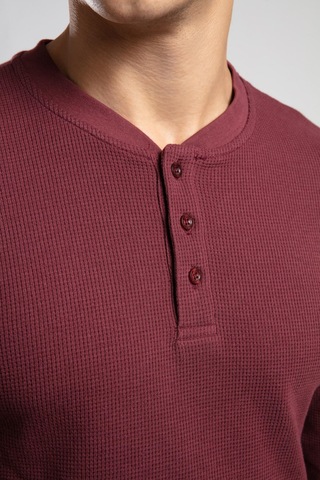 Lee Cooper Hevasa Erkek Patlı Sweatshirt Bordo-21030 Bordo