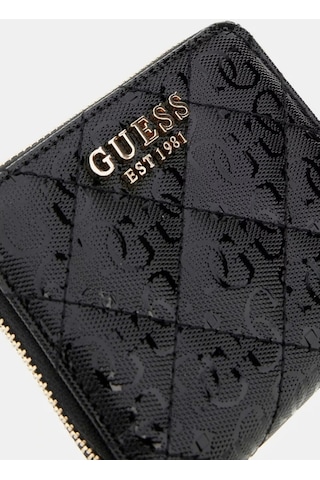 Guess Kadın Siyah Laurel 4g Logolu Mini Cüzdan Siyah