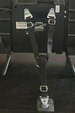 Lexroo Y Tipi Metal Tokalı Mobilyaya Kendinden Yapışkanlı Led Lcd Plazma Tv Televizyon Askısı