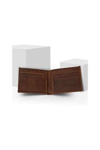 Erkek Hakiki Gerçek Deri Cüzdan Antik Kahverengi 113530 001