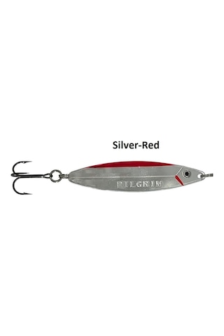 Hansen Pilgrim 7.8cm 18gr Silver/red Lüfer-levrek Kaşık