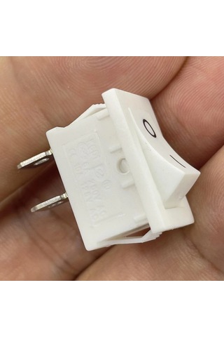 Ic-120b Mini Işıksız Anahtar 2p On-off Beyaz