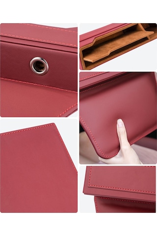 Suntek Araba Koltuğu Gap Organizatör Pu Deri Kırmızı