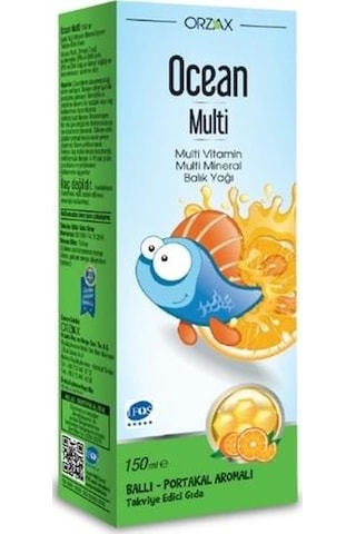 Ocean Multi Vitamin ve Balık Yağı 150 ML