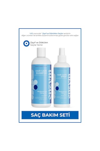 Enzym Cosmetics ve Dökülen Saçlar için Bakım Şampuanı 400 ML + ve Dökülen Saçlar için Sprey 200 ML