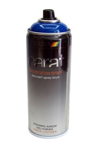 Motip Carat Ral 5021 Sprey Boya 400ml - Parlak Deniz Mavisi Çok Renkli