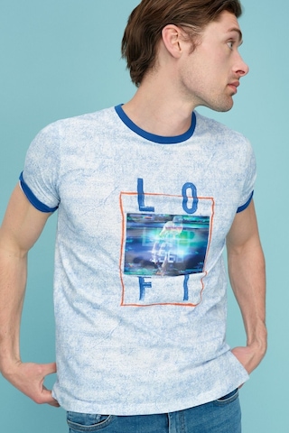 LOFT Regular Fit Erkek Tshirt K.kol Lf2029655 Q1.v1 Beyaz