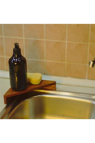 Ayaklı Üçgen Stand Suya Dayanıklı Mutfak Lavobo, Tezgah Köşe Organizer