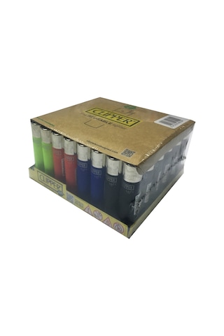 Clipper Micro Soft Renkli Çakmak 48 Adet 5794