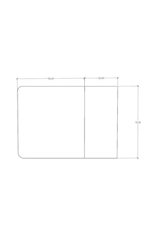Asra Trend KM-17 %100 MDF 93x70 cm Katlanır Akıllı Mutfak Masası Tekerlekli Servis Masası Beyaz