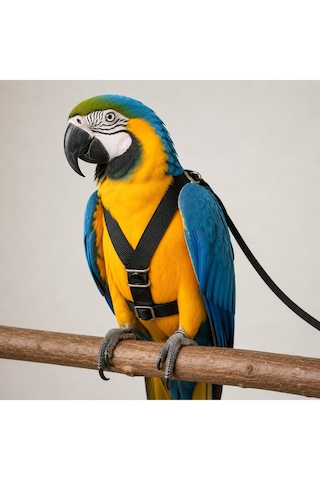 Macaw Ara Papağan Tasması - Eğitim Ve Uçuş Takımı