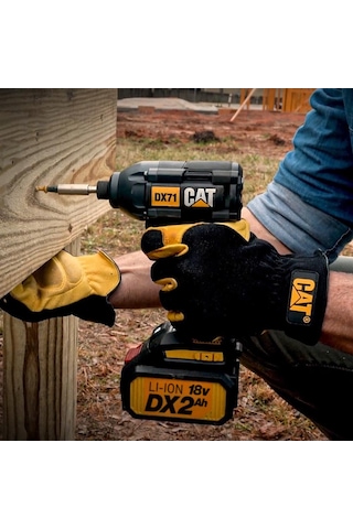 Cat DX71 18 Volt 2.0Ah Li-ion Çift Akülü 215 NM Kömürsüz Profesyonel Şarjlı Darbeli Tornavida