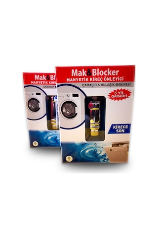 Mak & Blocker Manyetik Kireç Önleyici Kırıcı 2 Mıknatıslı