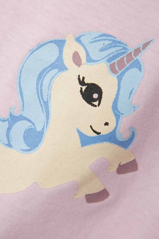 Name It Nmnbarry Nreg Ls Top Pembe Unisex Çocuk Kısa Kol T-shirt Pembe