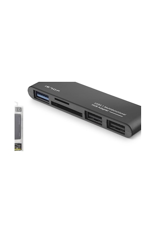 Type-c Hub Usb 3.0 Usb 2.0 Sd Tf Kart Okuyucu 5 Port Tu251 Evimdeyokyok