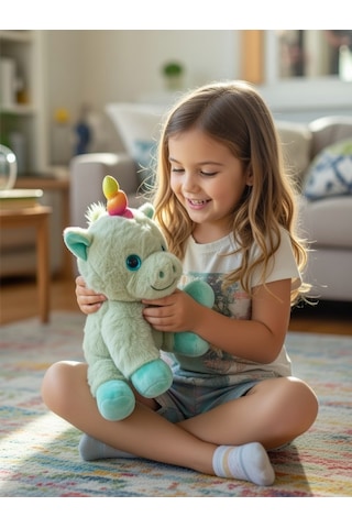 Rainbow Sparkle Gökkuşağı Boynuzlu Unicorn Peluş Oyuncak