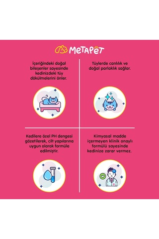 Kedi Tüy Dökülmesi Karşıtı Kuru Köpük Şampuan, Doğal E Vitamini Sağlığı, Önleyici Bakımı İçin, 200 Ml