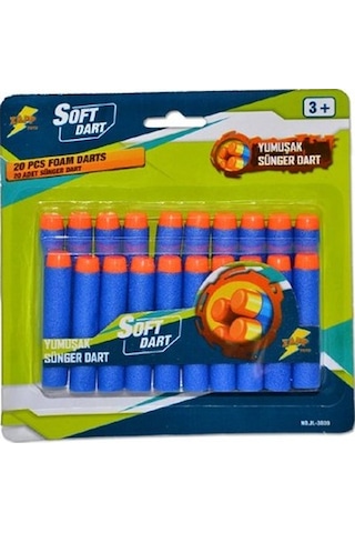 Soft Dart Nerf JL-3800A Yumuşak Sünger Yedek Mermi