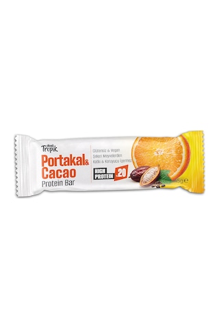 Portakal Ve Kakao Aromalı Protein Bar 45 G Protein İçeren Atıştırmalık Ve Sporcu Barı 1 Adet
