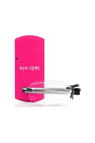 Eye Spec Katlanabilir Çerçevesiz Gözlük Ultra Hafif Ve Şık Tasarım +1.50 Aksesuar Setleri Pembe 189436747