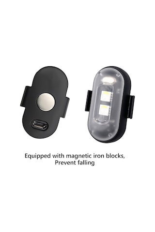 Yifomall Araçlar İçin Çok Renkli Uzaktan Kumandalı Led İkaz Lambası - 8 Renk, 10 Mod, Ip65 Su Geçirmez 111 Karakter Siyah