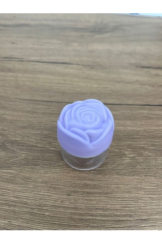 6'lı 25 Cc Gül Kapaklı Pomad Kutusu Krem, Merhem Ve Kozmetik Ürünler İçin Boş Plastik Ambalaj