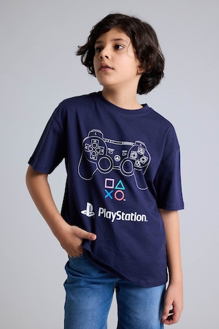 Defacto Playstatıon Oversıze Tişört Erkek Çocuk G9074a826smnv134 Lacivert-nv134