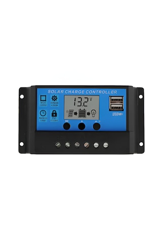 Uretech 20 A Amper Solar Şarj Kontrol Cihazı Regülatörü 20 ah 12V/24V Uretech 20 A Amper Solar Şarj Kontrol Cihazı Regülatörü 20 ah 12V/24V