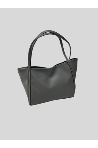 Minimalist Omuz Çantası Gri