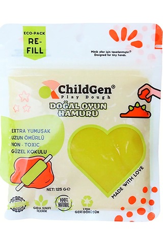 Doğal Oyun Hamuru Yedek Paket 6x125 Gr 4 Adet