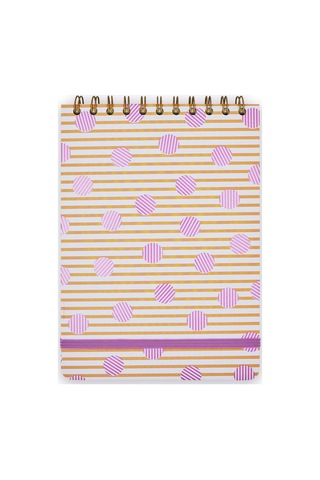 A5 Spiralli Dotty - Polka Stripe Çok Renkli