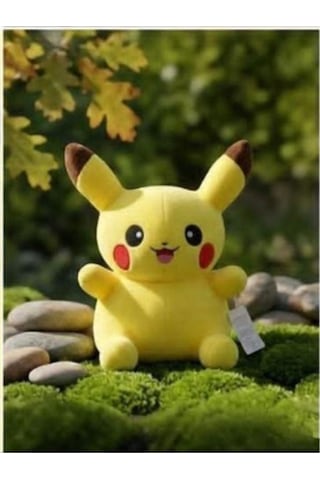 Pòkemon Pikachu Peluş Sevimli Oyuncak Büyük Boy 35 Cm Sarı