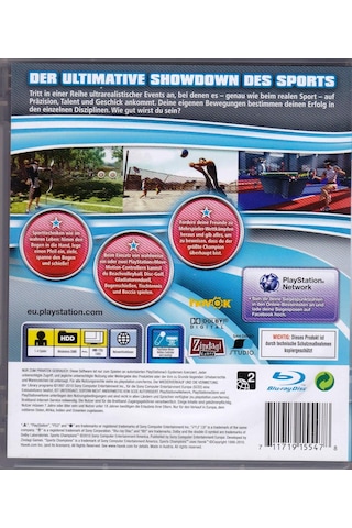 Sports Champions Move Erforderlich Ps3 Oyun Cd Tehşir