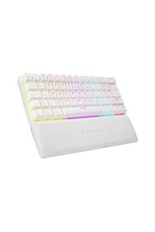 Rampage Ally K11 Beyaz Rainbow Q Bilek Destekl Red Switch Gaming Oyuncu Klavye