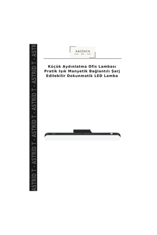 Küçük Aydınlatma Ofis Lambası Pratik Işık Manyetik Bağlantılı Şarj Edilebilir Dokunmatik Led Lamba Çok Renkli