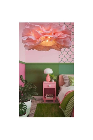 Pembe Bohem Model Sarkıt Avize - Salon, Yatak Odası Ve Çocuk Odası İçin Şık Dekorasyon Aydınlatma Beyaz Pembe Bohem Model Sarkıt Avize - Salon, Yatak Odası Ve Çocuk Odası İçin Şık Dekorasyon Aydınlatma Beyaz