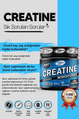 Creatine Monohydrate 300 Gr Creatine Monohydrate 300 Gr Hediyeli Aromasız