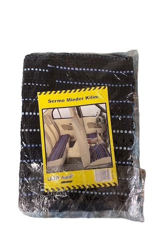 Oto Koltuk Serme Kilim 3 Lü Takım Siyah