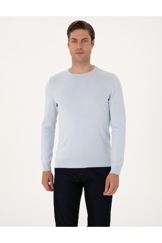 Pierre Cardin Erkek Açık Mavi Kazak /triko 50315509-vr003 Açık Mavi
