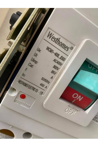Westhomes 400A 8Kv 50/60Hz Kaçak Akım Korumalı Şalter Wcm1-400L/3