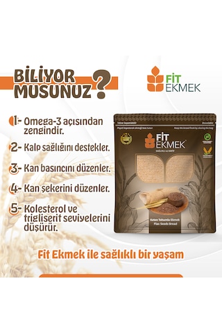Fit Çavdar Lavaş Ekmeği 300gr Ve Keten Tohumlu Lavaş Ekmeği 300gr