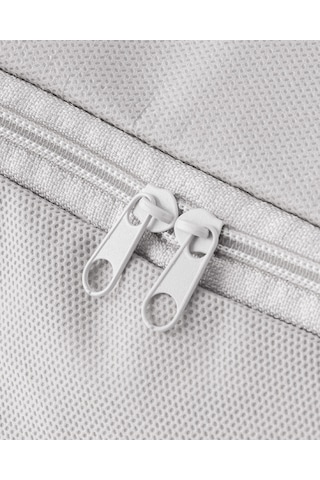 Çiçek Desen Baskılı Hurç - Gri - 64x41x35 Cm 8684427121535 Gri