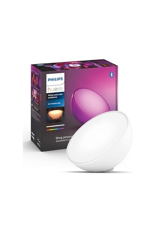 Go V2 Taşınabilir Akıllı Led Masa Lambası Bluetooth Özellikli Beyaz Ve Renkli Çok Renkli