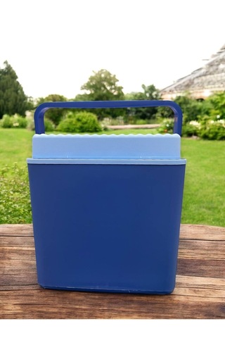 Blue Safari Buzluk 24 Lt Coolbox Taşınabilir Soğutucu Mavi - Yeşil