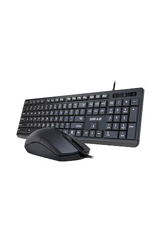 DM K11 USB Kablolu İngilizce Q Klavye ve Mouse Seti